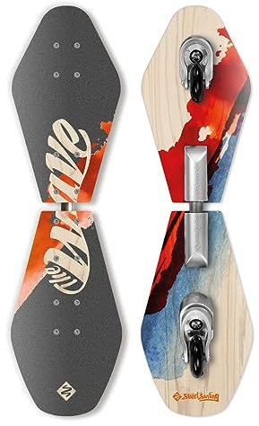 Streetsurfing Waveboard Wooden Wave Rider, Design: Abstract, 500079, M