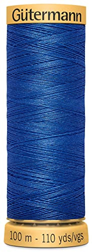 Natural Cotton Thread 110 Yards-Royal Blue
