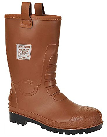 Portwest Neptune Rigger Sicherheitsstiefel S5 CI, Größe: 43, Farbe: Tan, FW75TAR43