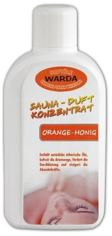 Warda Saunaaufguss Orange-Honig 1 l Flasche - Ein Liter Konzentrat