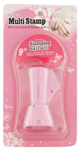 Konad Nail Art Multi Stempel und Schaber Set