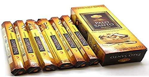 Palo Santo - Incenso con 6 confezioni x 20 bastoncini – 120 bastoncini –
