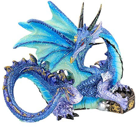 Nemesis Now Figur Piasa, 15 cm, Blau