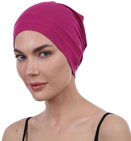 Deresina Headwear Schlafmütze, Chemo Kopfbedeckung (Fuchia)