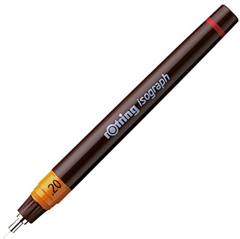 rOtring Isograph Technical Drawing Pen | 0.20 mm | Refillable Fineliner Pen
