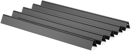 Weber Flavorizer Bars emailliert für Spirit 200 Modelle bis 2012-5er-Set aus robustem Stahl mit Porzellan-Emaille-Beschichtung für gleichmäßige Hitze – Schwarz (7534)