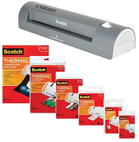 3M Laminator Kit With Every Size Laminating Pouch