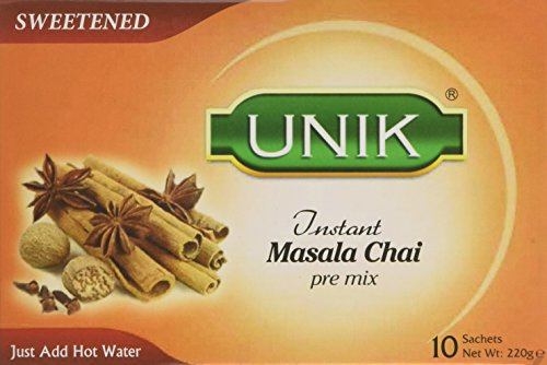 Unik Masala Tea Sweetened 220 g (Pack of 5)