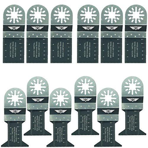 TopsTools 12pcs UNK12BMX Bi-metall Metall Multiverktygsblad Lång livslängd