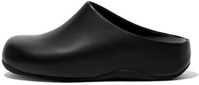 Fitflop Shuv Leather, Zoccoli Donna, Black 268 001, 38 EU