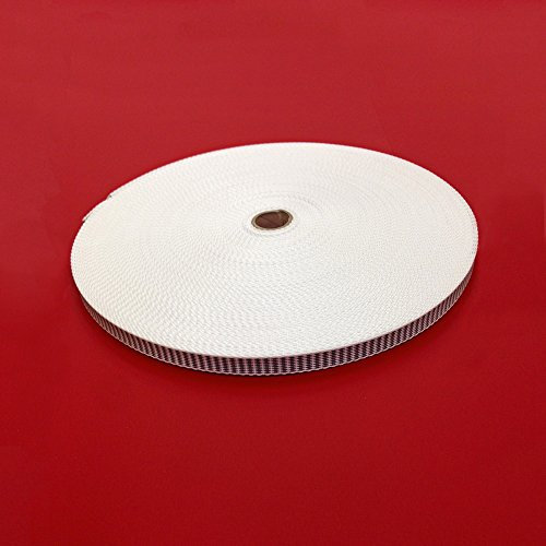 Easy-Shadow - Hochwertiger Rolladengurt Breite 14 mm x Länge 25 m - schwarz-weiß-meliert extrem Gurt für Rollladen Mini Gurtband 25 meter Gurtzugband Zugband für Rolladen Rolladenwickler Aufzuggurt Minigurt Gurtzug Gurtzugband - schwarz-weiß-meliert