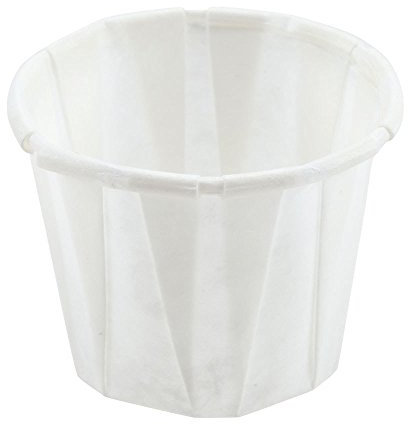 JenPak Paper Souffle Cups 2oz - Pack of 250 | Waxed Paper Ramekins, Portion Cups, Sauce Pots, Condiment Pots