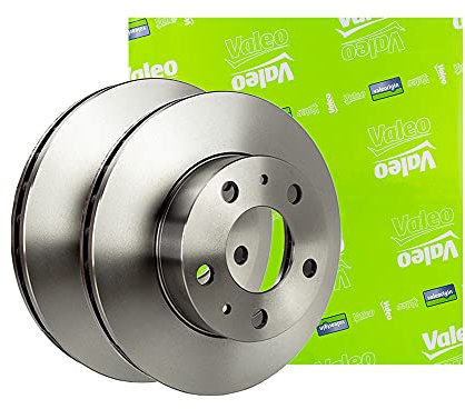 VALEO - Dischi freno oliati - 186603 - Confezione contenente 2 dischi ventilati - Asse anteriore - Design e qualità simili all'originale - Valeo, esperto di frenatura dal 1923