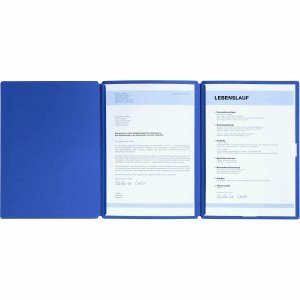 Pagna 15 x Bewerbungsmappe Spirit 3-teilig blau