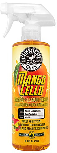 Chemical Guys AIR22616 Air Freshener & Odor Neutralizer (Mangocello Mango Lemon Fusion), 16 fl. Oz