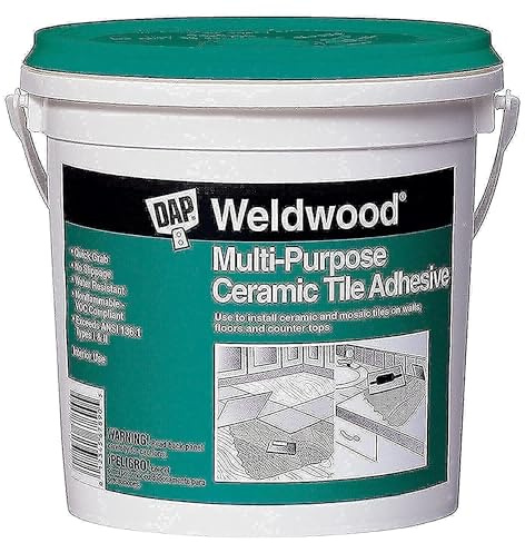 DAP 25190 Weldwood Multi-Purpose Ceramic Tile Adhesive, 1 Quart