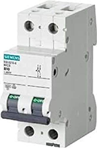 Siemens 5SL6 Miniaturüberlastschalter Typ C, Pol 2-polig 6A 400V ac, Abschaltvermögen 6 kA SENTRON 72 V dc
