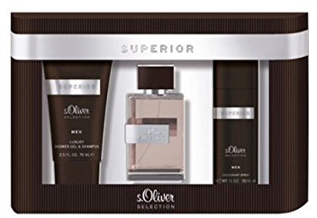 S. Oliver selection SUPERIOR Man Geschenkset (Eau de Toilette + Duschgel + Deo)