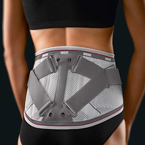 Rückenbandage mit Pelotte Bort Select Stabilo Lady silber - Größe 4