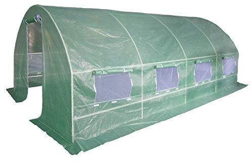 Gewächshaus Tunnel Treibhaus Frühbeet Pflanzbeet Tomatenhaus 600x300 cm 6x3 m
