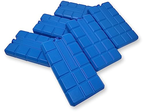 ToCi Kühlakkus Set 6X je 400 ml – Extra Starke & Dicke Kühlelemente für Kühltasche & Kühlbox | Wiederverwendbare Eisakkus BPA-frei | Lange Kühldauer & EU-Qualität