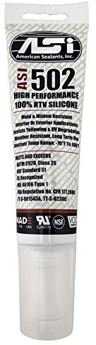 Clear Food Grade Silicone Sealant - 2.8 oz Squeeze Tube by Silicone