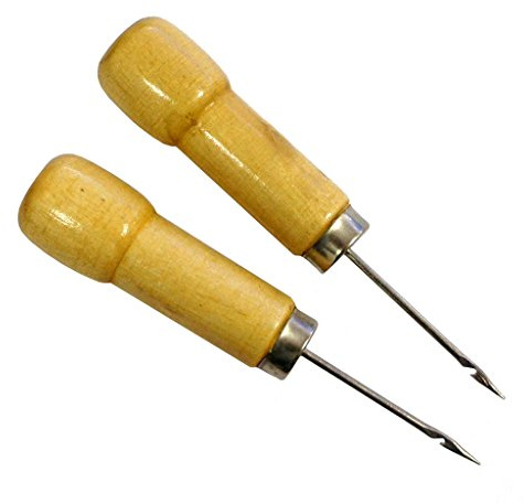 HAND ® Stitching Ahle 11cm Leder Leinwand Nähen - 2er Pack