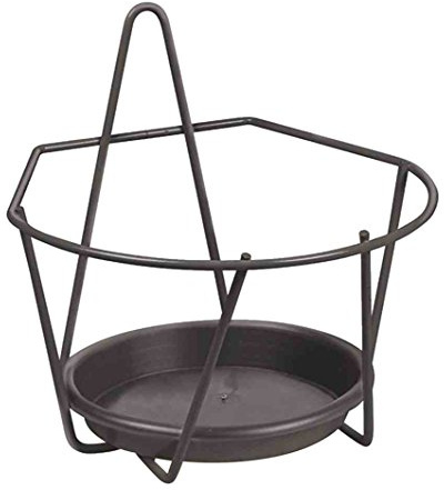 H.G. Wand-Blumentopfhalter, Durchmesser 16 cm, grau