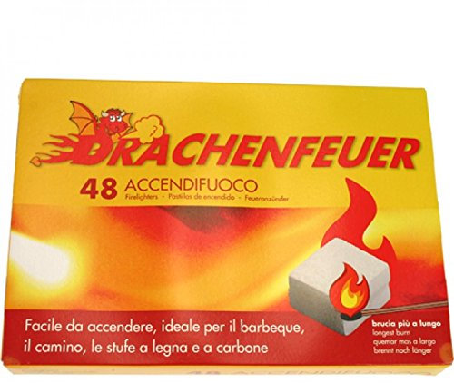 Favorit 6 * Grill-/Kohleanzünder Drachenfeuer 48er Würfel (6 * 48´er)