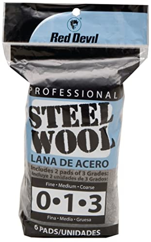 Red Devil 3332 Steel Wool Multi Grade (Pack of 6)