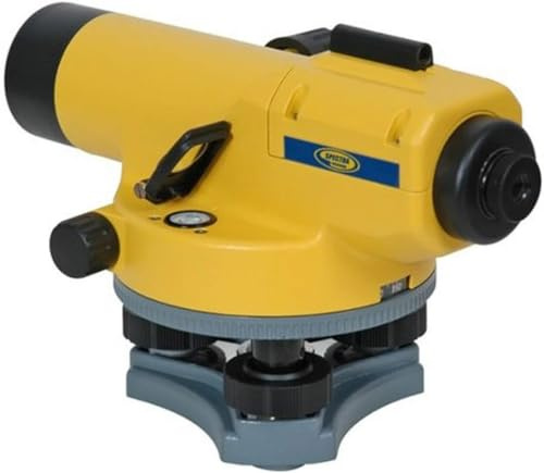 Spectra Precision AL24M 24× Magnetic Dampened Auto Level with ±2.0 mm Accuracy, 30 mm Objective, Metal Housing & Stadia Scale
