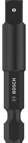 Bosch 1x PRO Socket Adapter avec connexion par goupille (143 x 64 mm, Professional Accessoire Visseuse, Visseuse)