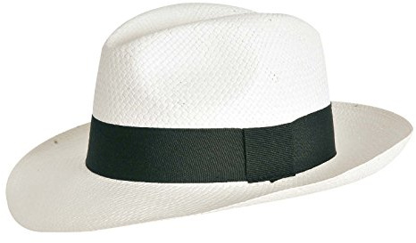 Verdemax 5043 - Cappello Panama Taglia 55/57/59, Colore: Bianco