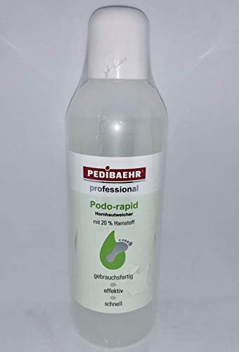 Hornhautweicher Podo-rapid mit 20% Harnstoff, Pedibaehr zur Erweichung der Hornhaut, 200ml