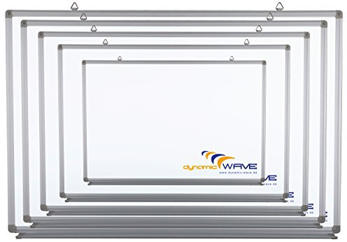 Whiteboard 15 Größen magnetisch und beschreibbar, Magnettafel, Magnetwand, mit Aluminium-Rahmen, Stiftablage, 150 x 100 cm