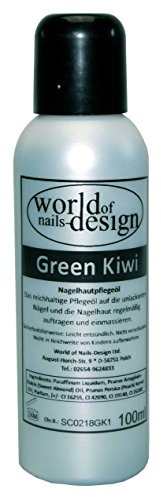World Of Nails Design pflegendes Nagelöl Green Kiwi für die ganze Familie mit dem Duft von frischen Kiwi 100ml