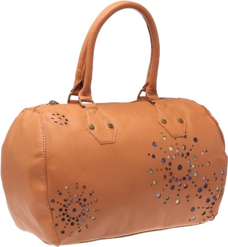 Desigual Bowling Parisine 21X51336059U - Bolso con asas de cuero para mujer, color naranja, talla 38x27x18 cm