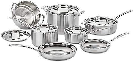 Cuisinart Multiclad Pro Triple Ply Stainless Steel 12-Pc. Set