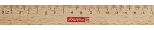 Brunnen VE20 - Regla de madera (17 cm)