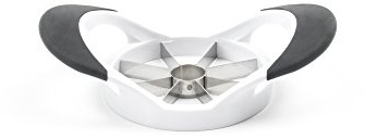 Fox Run Apple Slicer and Corer, 4.25 x 7 x 2 inches, White