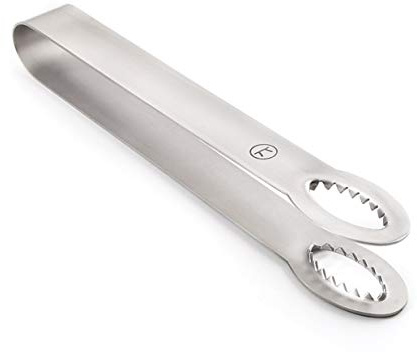 Outset Stainless Steel Ice Tongs, 8-Inch Length, Model: