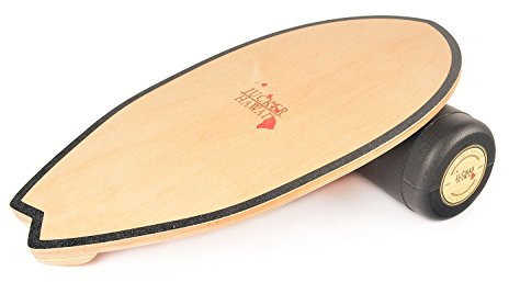JUCKER HAWAII Balance Board SURF - Original SURF Balance Board mit Indoor und Outdoor Rolle - Balance Board aus Holz