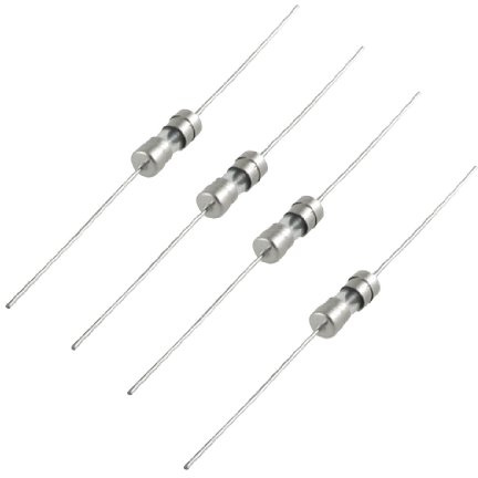 sourcing map 10 Stück 5A Glassicherung, 3.6x10mm Feinsicherungen Träge Auslösecharakteristik 250V Sicherung