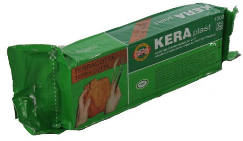 Koh-I-NOOR 013170700000 KeraPlast Luft trocknen Modelliermasse – Terracotta