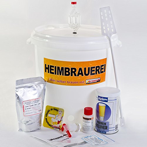 Bierbrauset für Anfänger mit Zubehör bis 23 Liter Bier brauen BRAUset mit Bierkit