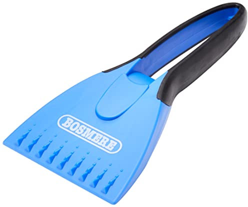 Bosmere Winter Care Windscreen Ice Scraper with Soft Grip, Multi-Coloured, W120