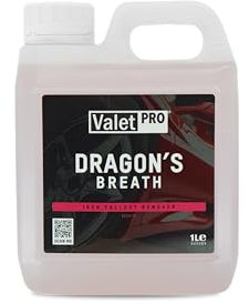 ValetPRO Dragon's Breath Wheel Cleaner for All Wheel Types - Removes Iron Fallout and Baked-on Brake Dust Remover - 1 L