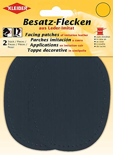 Kleiber 89305 Besatz Flecken oval, dunkelblau