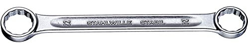 STAHLWILLE Nr. 21 Doppelringschlüssel Schlüsselweite 6 x 7 mm L.100 mm