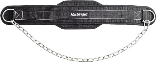 Harbinger Unisex-Erwachsene 28900 Polypropylene Dip Belt Gürtel, schwarz, One Size Fits Most